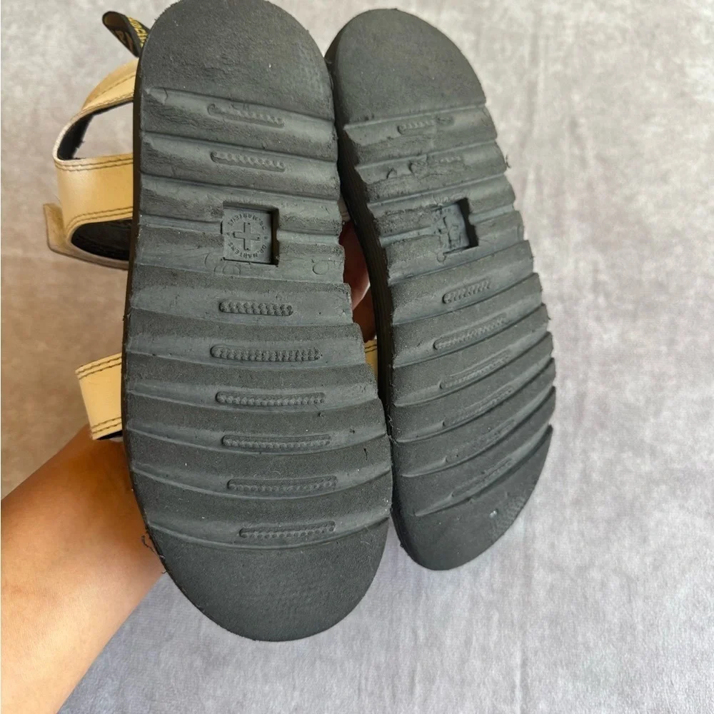 Dr. Martens Kids White and Black Sandals